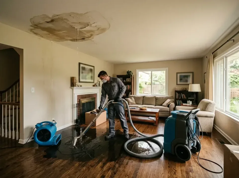 attic-pipe-burst-ceiling-drip-008 — frequently asked questions, Water Damage Restoration & Carpet Care in Siloam Springs, AR